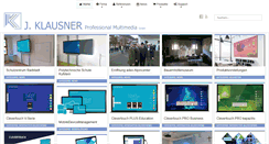 Desktop Screenshot of klausner.at